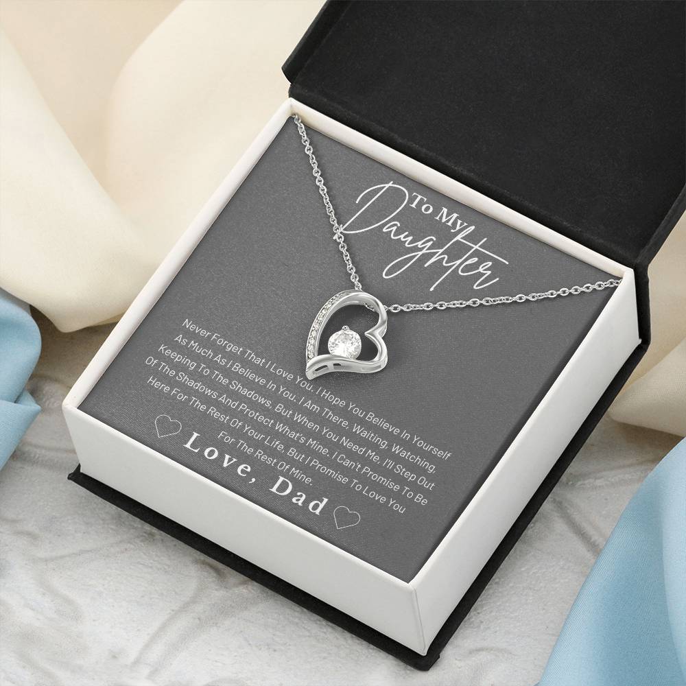 Dad To Daughter Forever Love Necklace Forever Love Necklace