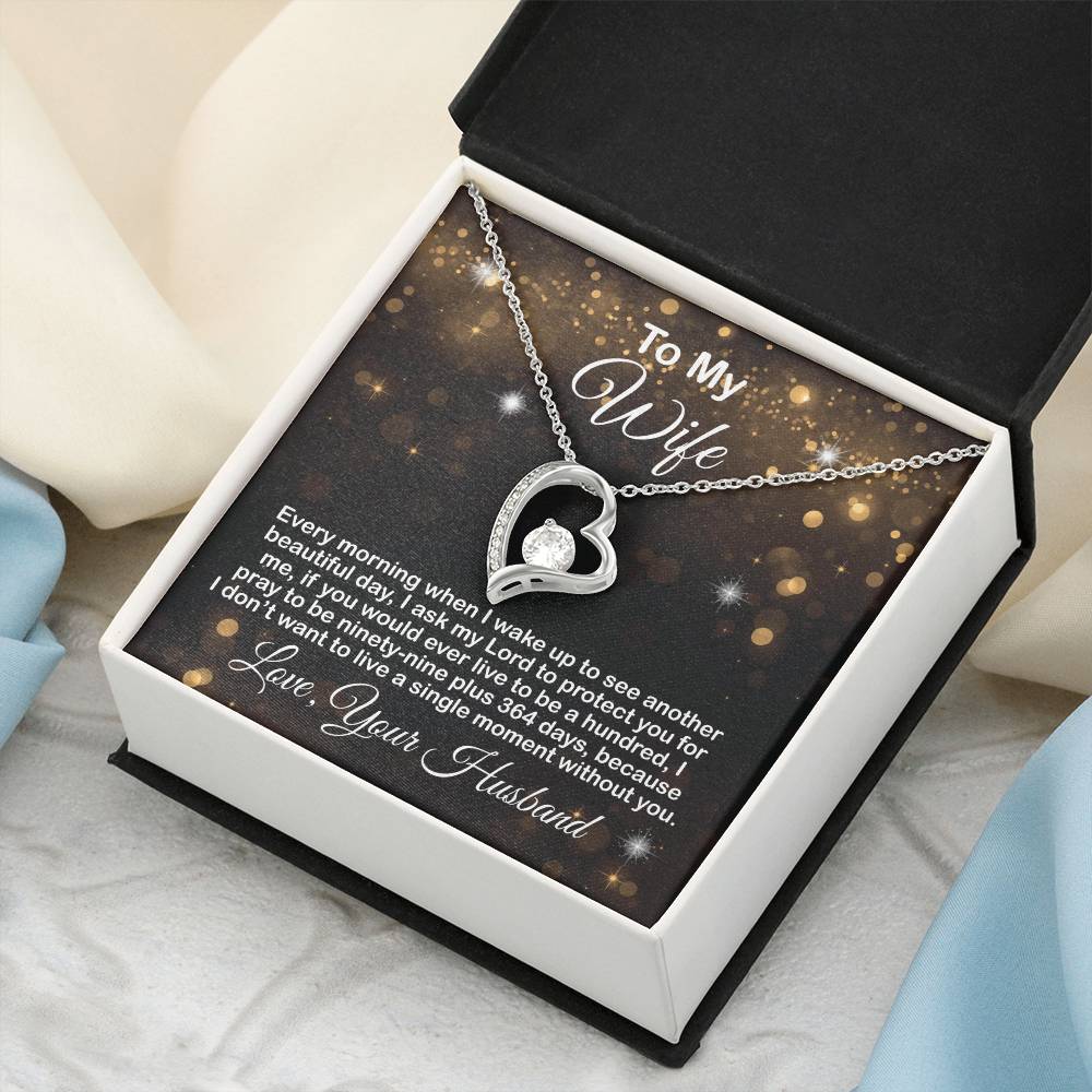 Gift For Wife Anniversary Birthday Gift For Wife From Husband Gift For Wife From Husband Forever Love Necklace