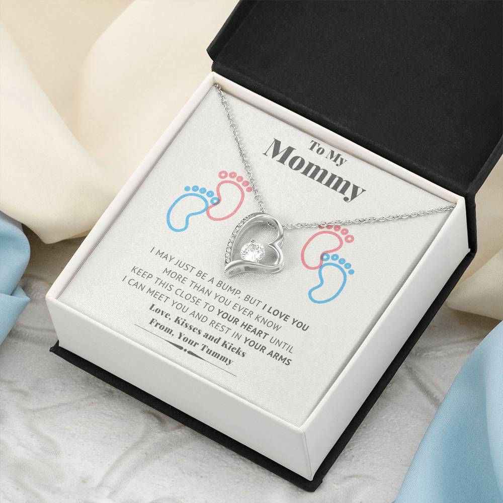 New Mommy Necklace New Mom Mother's Day Gift First Time Mom Gift New Mom Forever Love Necklace