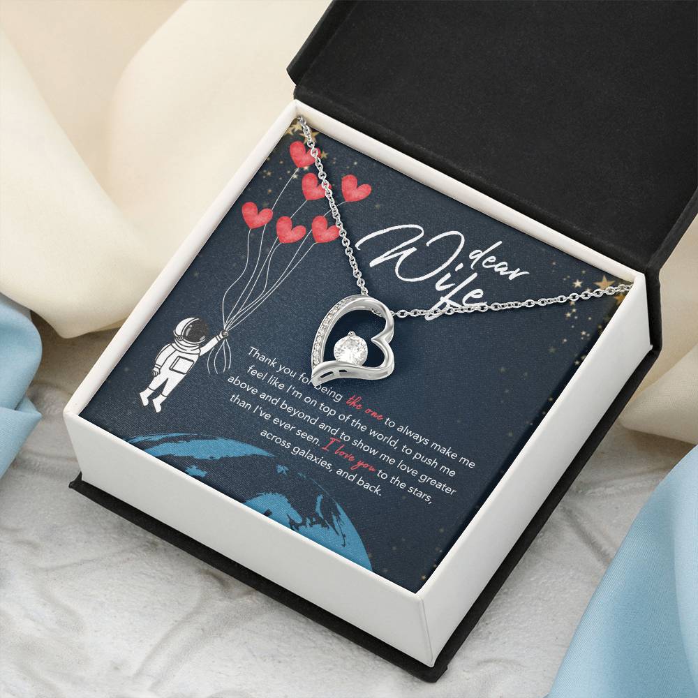 To My Wife Necklace Beyond The Stars 1 Forever Love Necklace