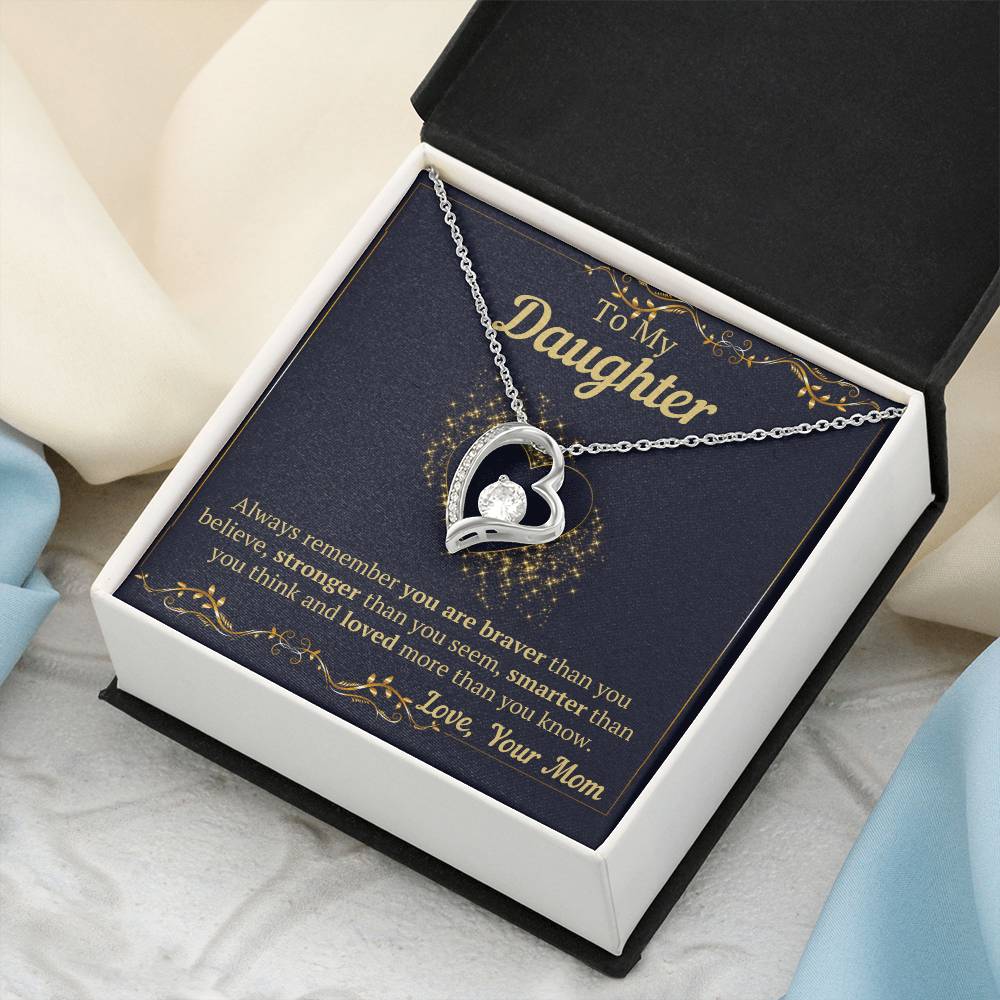 Best Gift For Daughter From Mom Forever Love Necklace