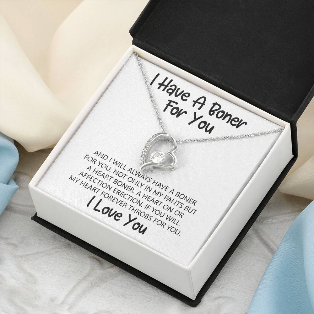 I Have A Heart On For You And Always Will ♥ ♥ Gift For Wife Birthday Anniversary & Valentines Romantic Moment 1 Forever Love Necklace