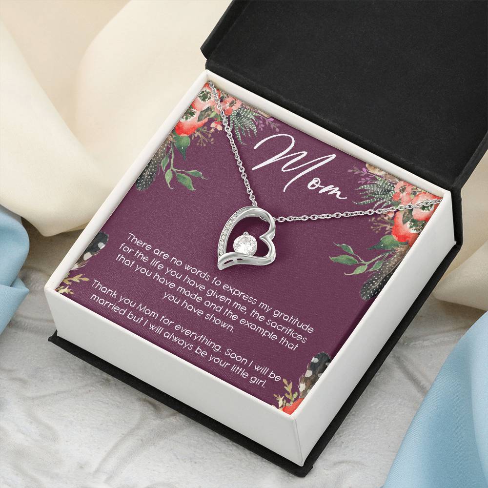 Mother Of The Groom Gift From Bride Customize Motherinlaw Giftgift For Mother Of The Groom Mother Of The Groom Forever Love Necklace Forever Love Necklace