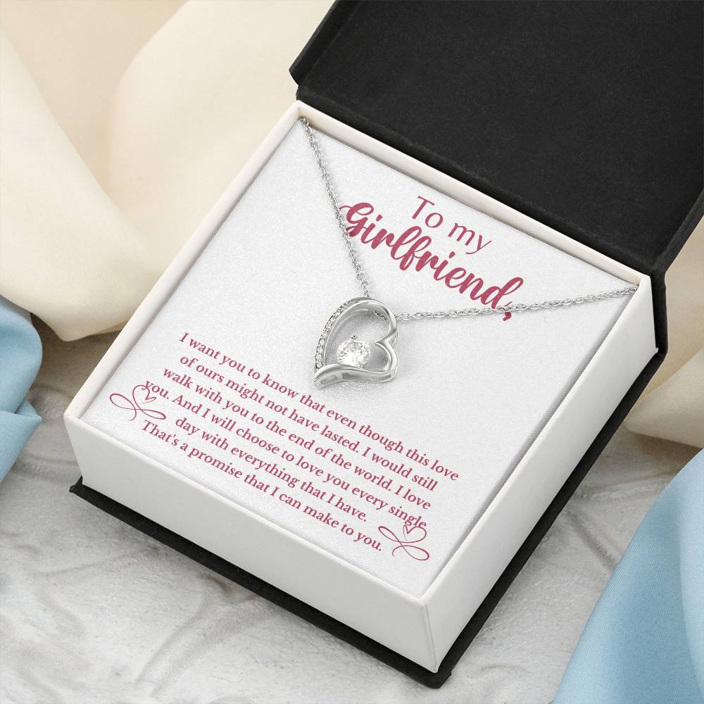 Valentine's Gift For Girlfriend I Will Choose To Love You Every Single Day With Everything That I Have 1 Forever Love Necklace