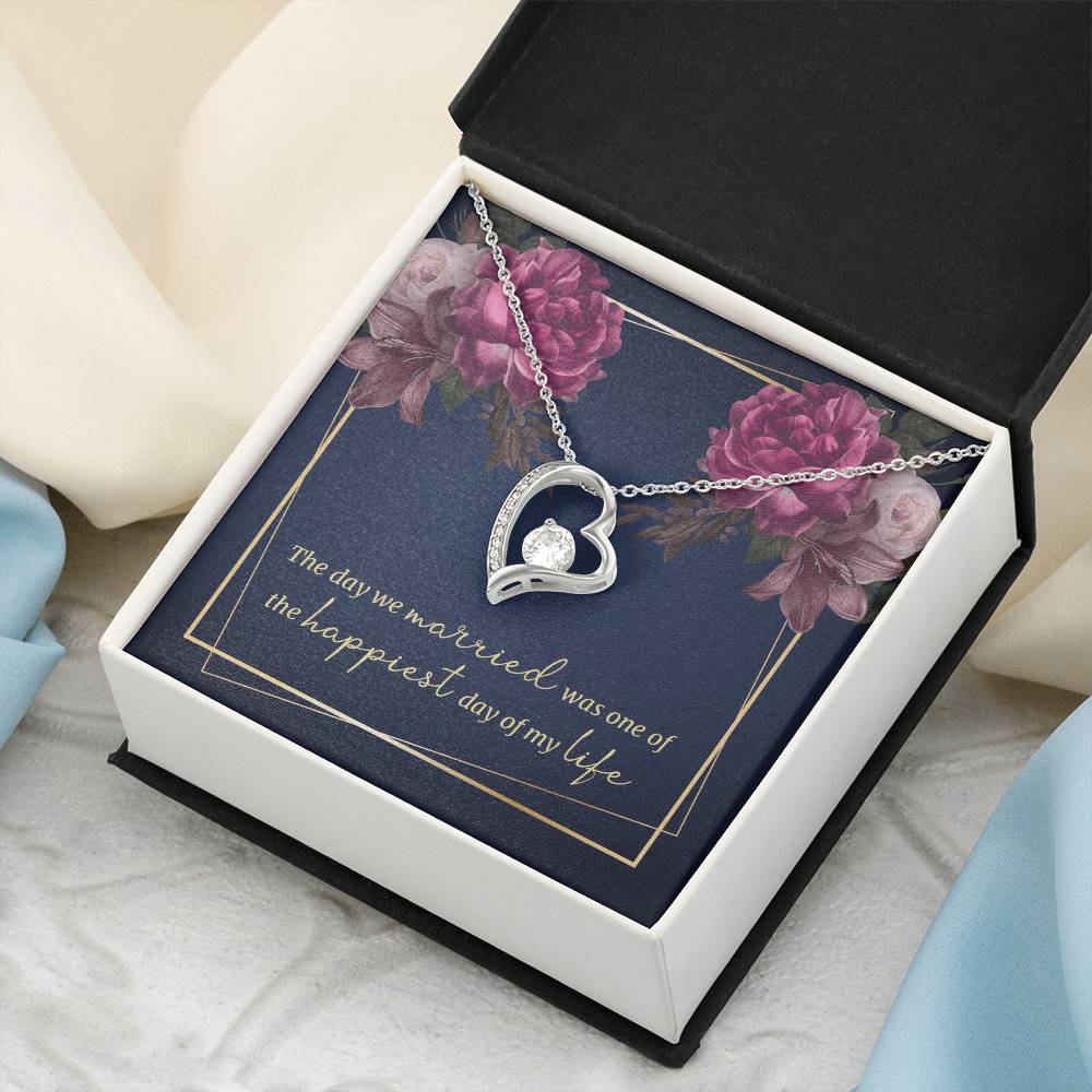 The Day We Married Forever Love Necklace