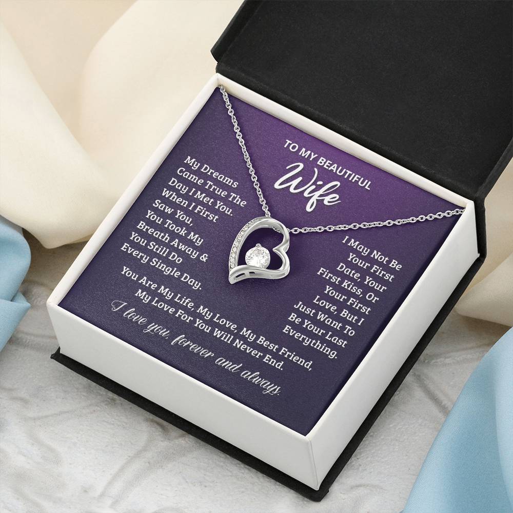 Gift For Wife Your Last Everything Forever Love Necklace