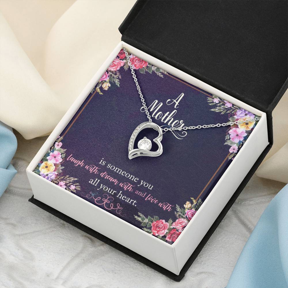 Love Mom Forever Love Necklace
