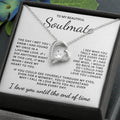 Gift For Soulmate Once In A Lifetime Love Forever Love Necklace Forever Love Necklace