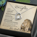 To My Daughter From Dad Forever Love Necklace