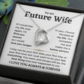 To My Future Wife - You Complete Me Forever Love Necklace Gift Set - Forever Love Necklace