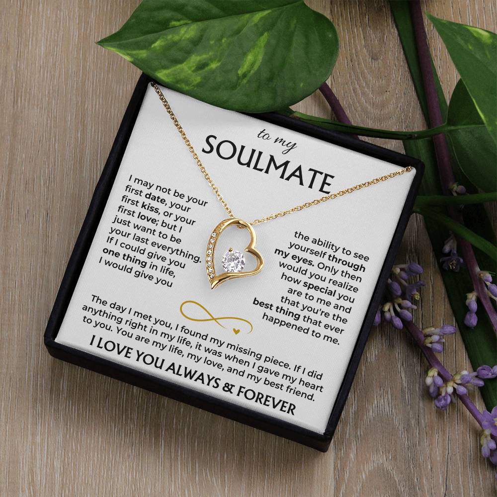 To My Soulmate - Forever Love Gift Set Forever Love Necklace