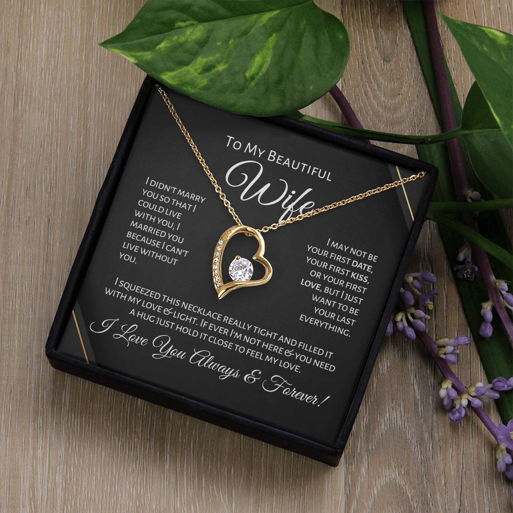 To My Beautiful Soulmate - Love & Light - P1C Forever Love Necklace