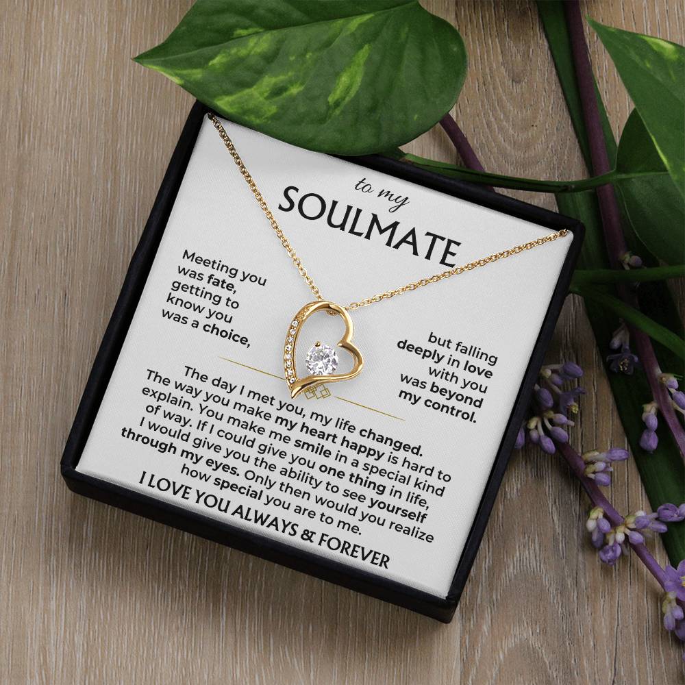 To My Soulmate - Forever Love Gift Set - Forever Love Necklace