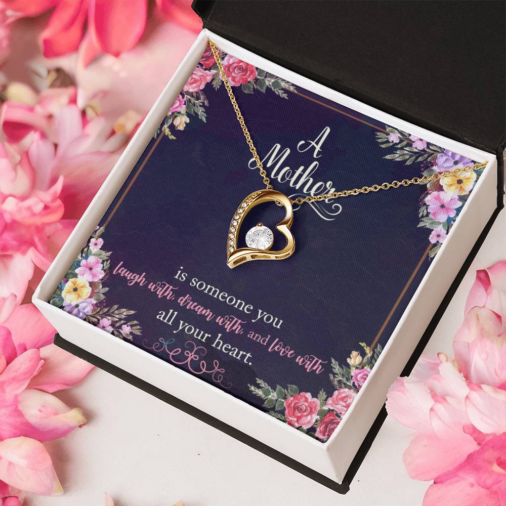 Love Mom Forever Love Necklace