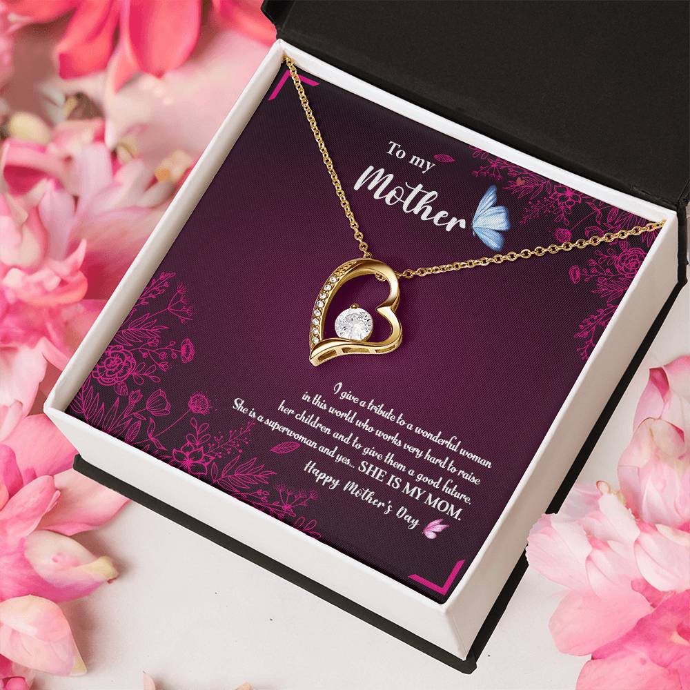 To My Mom 1 Forever Love Necklace