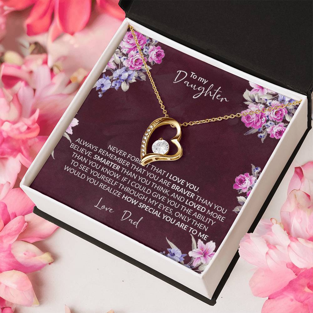 Gift For Daughter Infinity Necklace Jewelry Gift For Daughter Birthday Gift Graduation Gift Grown Up Daughter Christmas Forever Love Necklace
