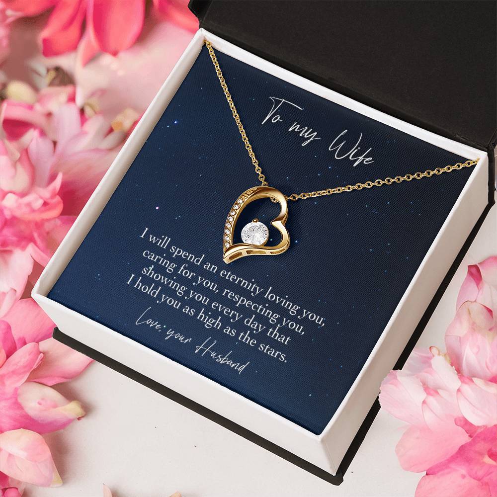 I Will Spend An Eternity Loving You Forever Love Necklace