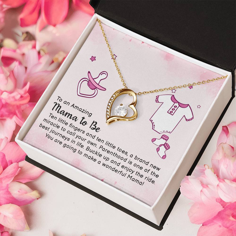 To An Amazing Mama To Be Forever Love Necklace