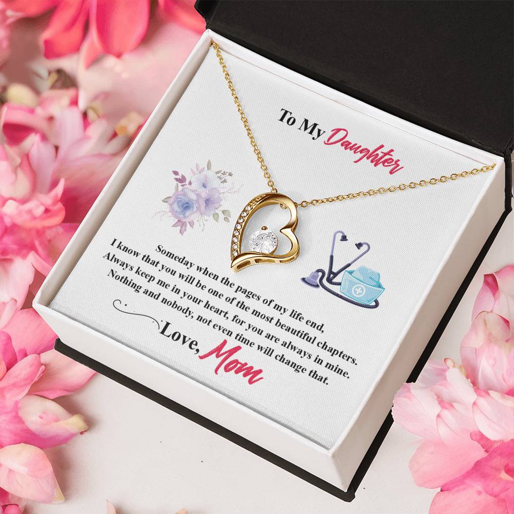 Nurse Daughter Forever Love Necklace