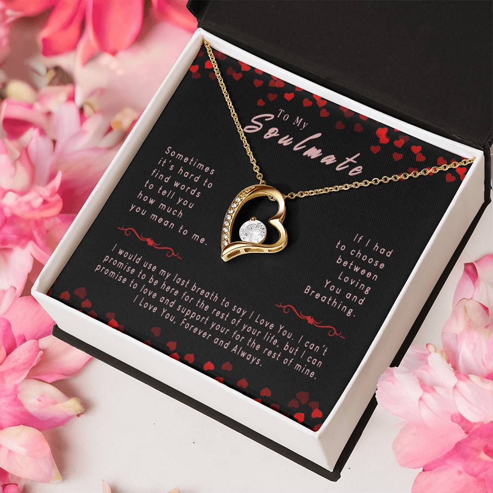 Forever Love Necklace -  I Love You Always Forever Love Necklace