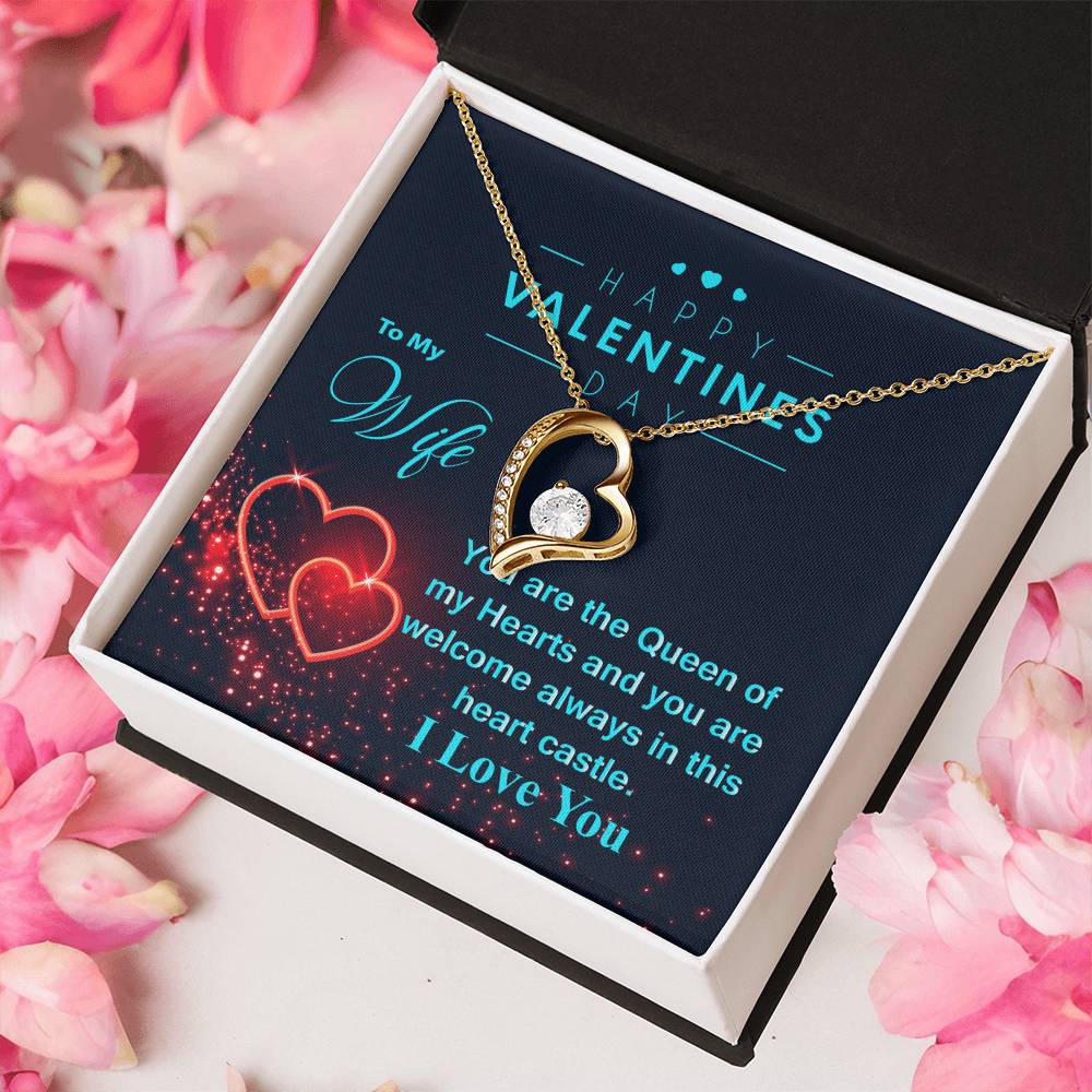 Valentine's Day Gift For Wife Romantic Gift Ideas Gift For Wife Forever Love Necklace