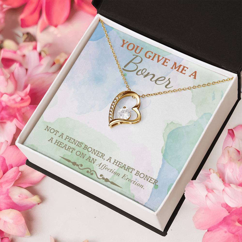 Almost Gone You Give Me A Boner Necklace Funny Gag Gifts For My Soulmate Funny Christmas Gifts Gag Gift For Her Unique Funny Birthday Gifts For Her Forever Love Necklace