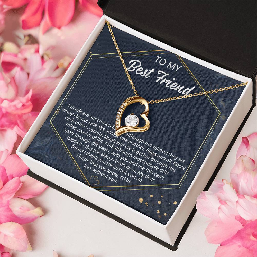 Best Friend Necklace Friend Birthday Necklace Gift Gift For Best Friend Forever Love Necklace