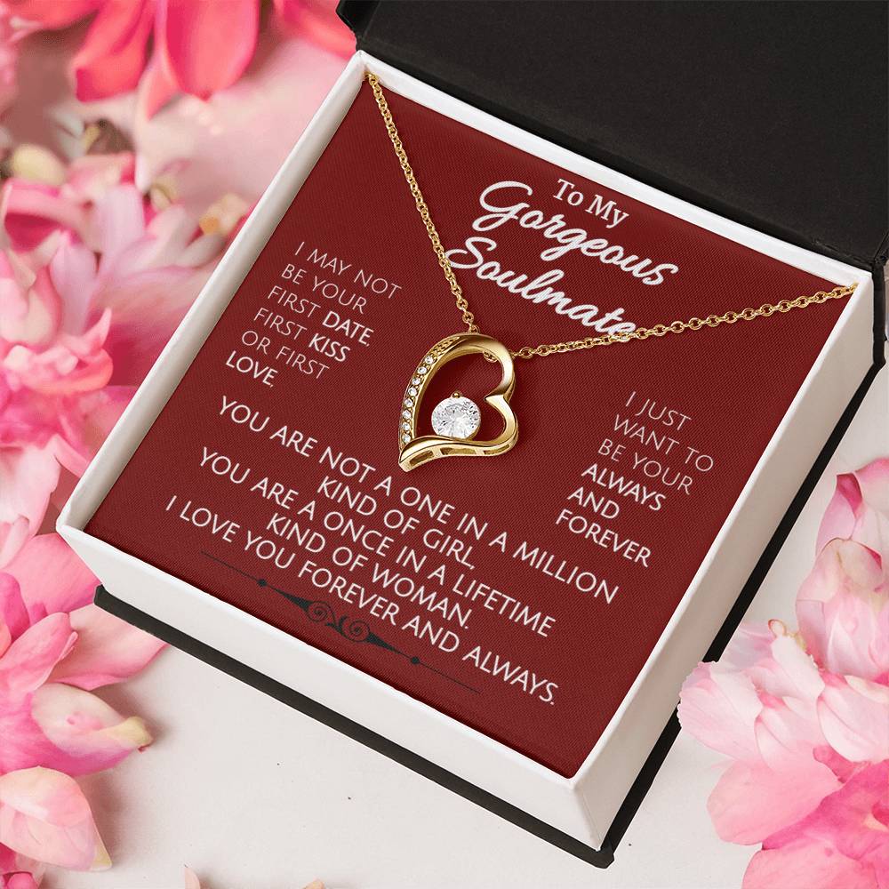 Forever Love Necklace To My Gorgeous Soulmate 1 Forever Love Necklace