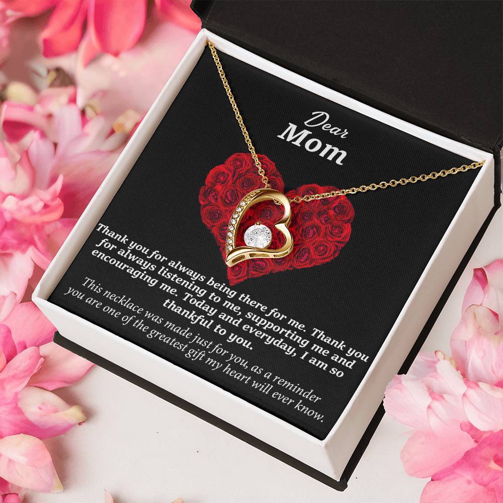 I Am So Thankful Mom Forever Love Necklace