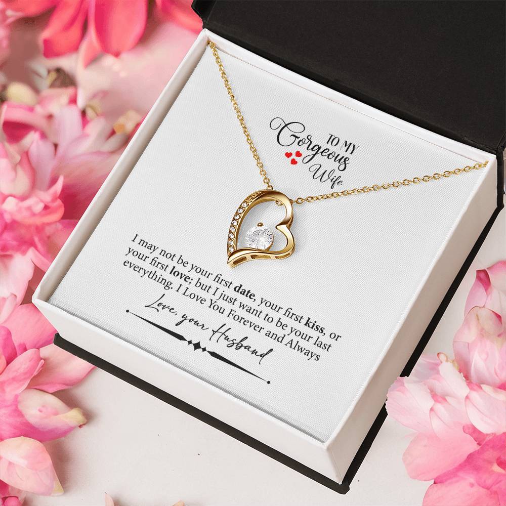To my Gorgeous Wife Forever Love Necklace