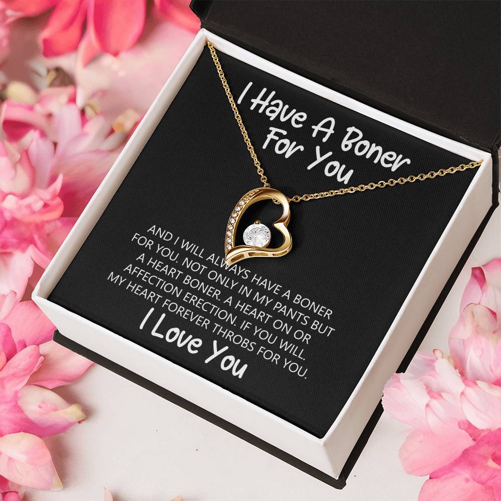 I Have A Heart On For You And Always Will - Forever Love Necklace Forever Love Necklace