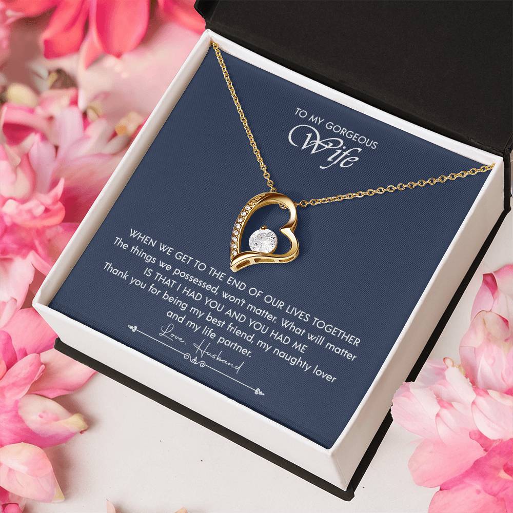 Perfect Necklace For Your Wife ❤️ Forever Love Necklace