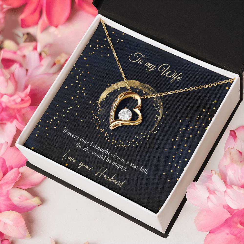 If Every Time I Thought Of You Forever Love Necklace