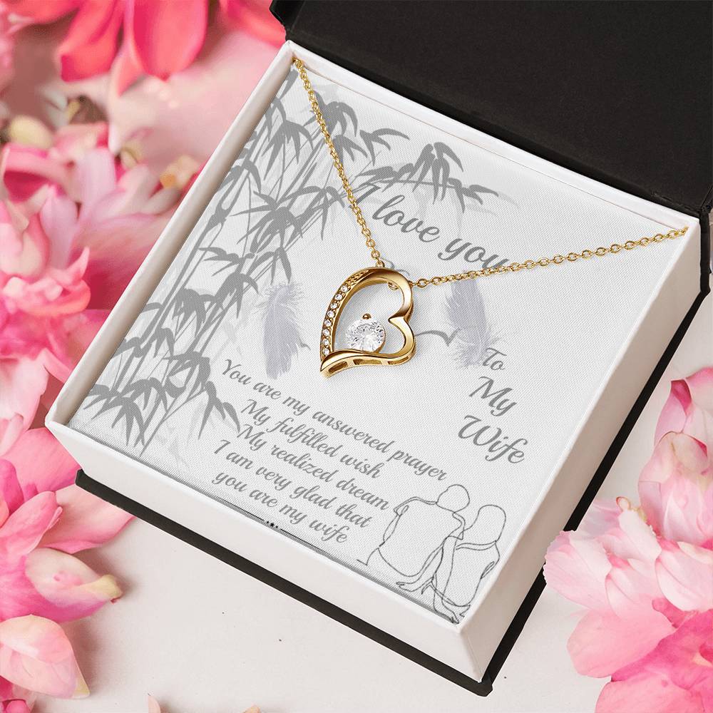 Gift For Wife You Are My Answered Prayer Necklace 1 Forever Love Necklace