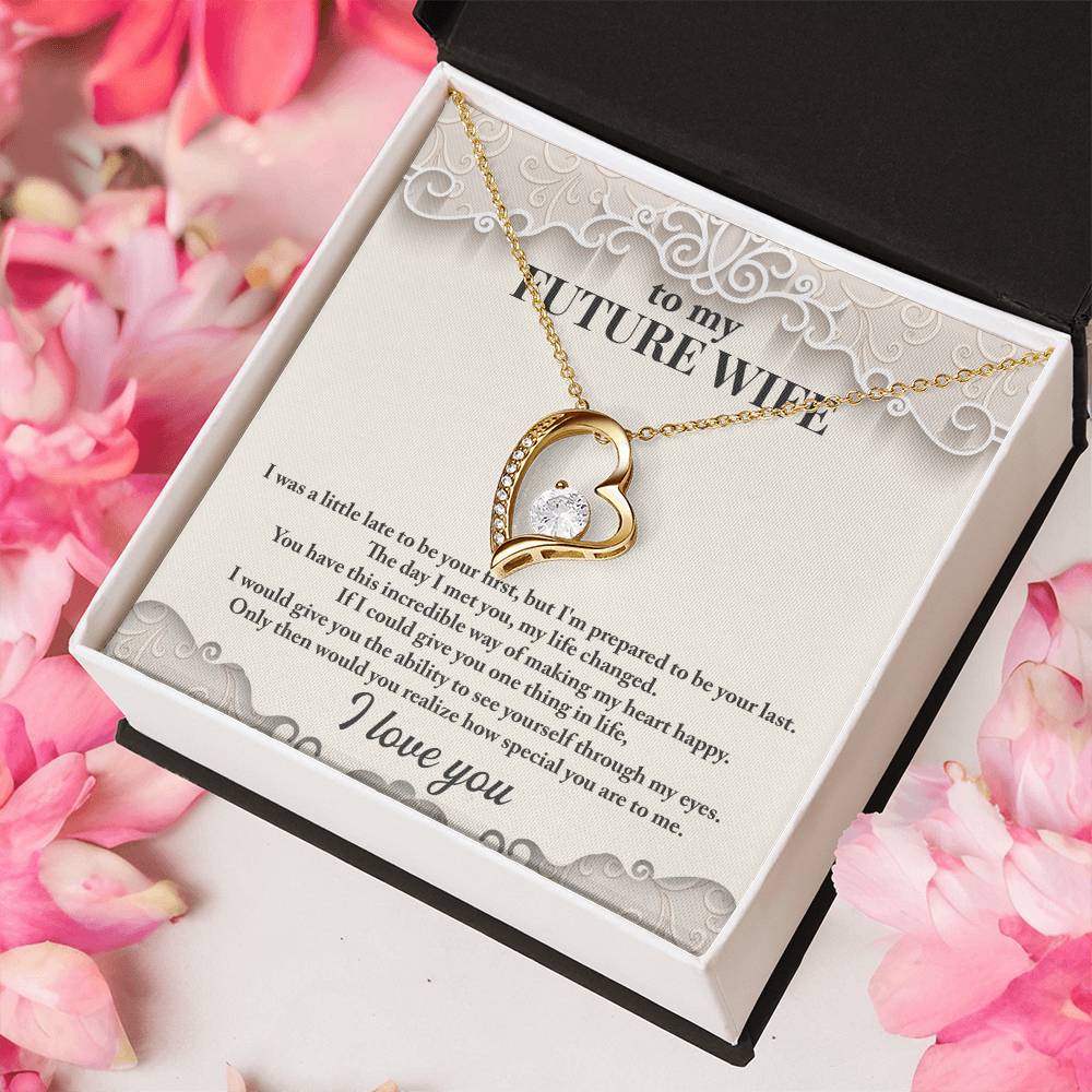 To My Future Wife How Special You Are To Me Heart Pendant Necklace 1 Forever Love Necklace