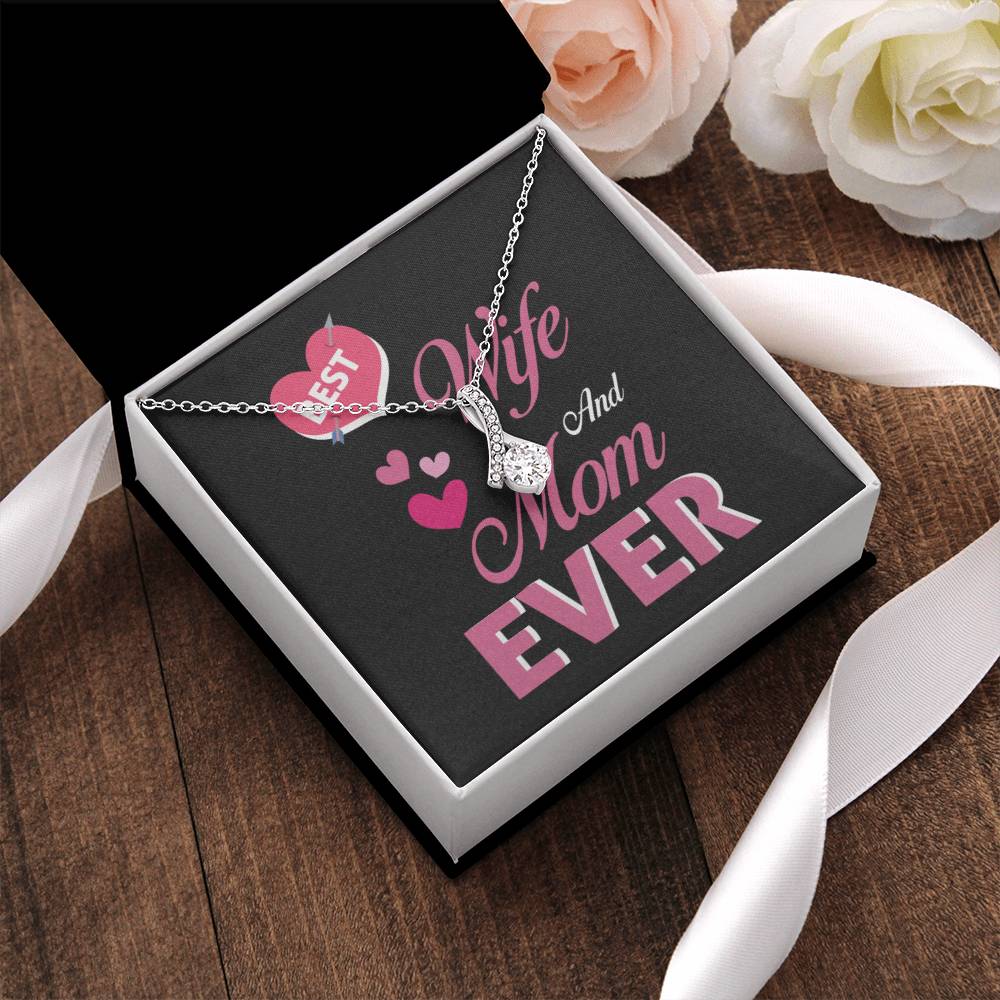 Best Wife And Mom Ever Alluring Beauty Necklace