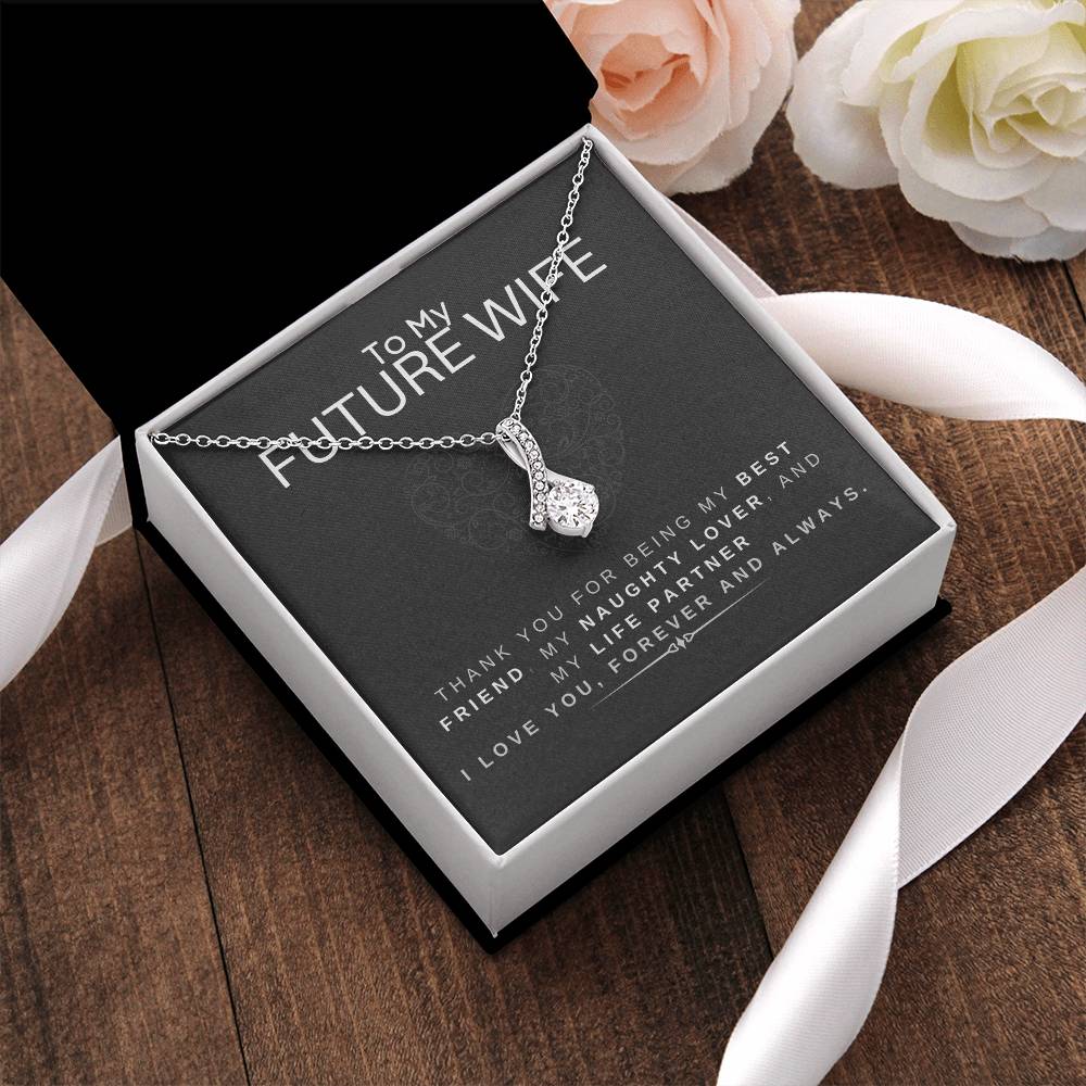 Tmfw - Thank You For Being My Best Friend And Naughty Lover Alluring Beauty Necklace