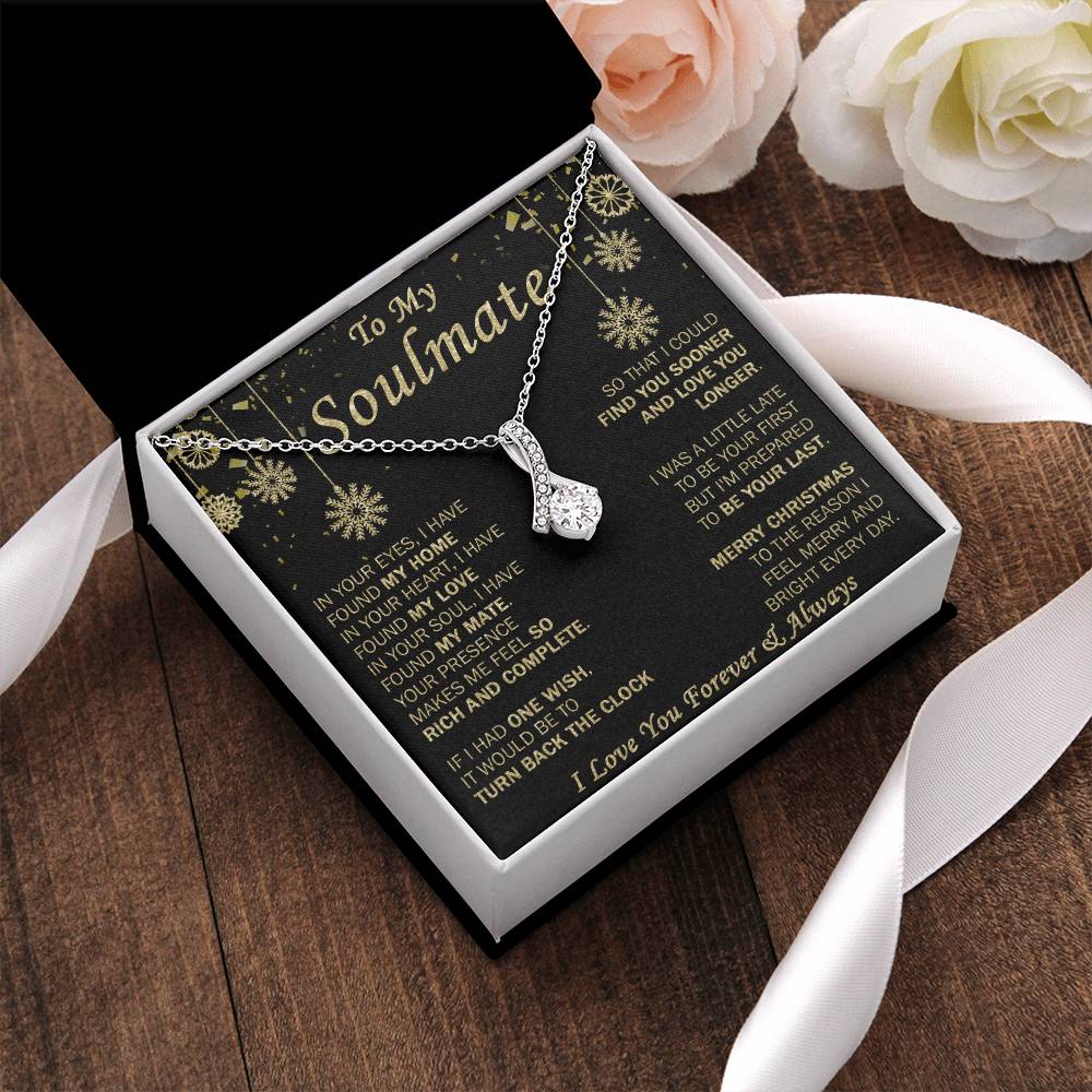 Gift For Your Soulmate Christmas - Merry - Alluring Alluring Beauty Necklace