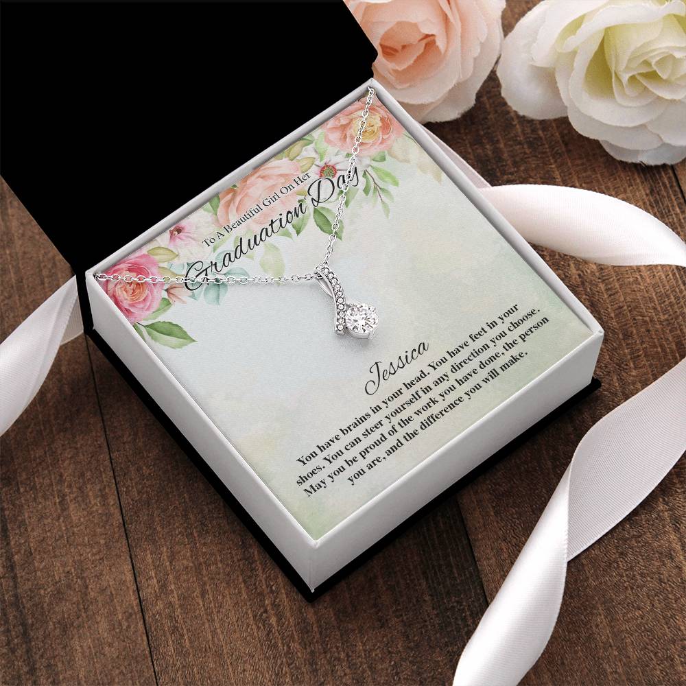 To A Beautiful Girl On Her Graduation Day Flowery Alluring Beauty Alluring Beauty Necklace