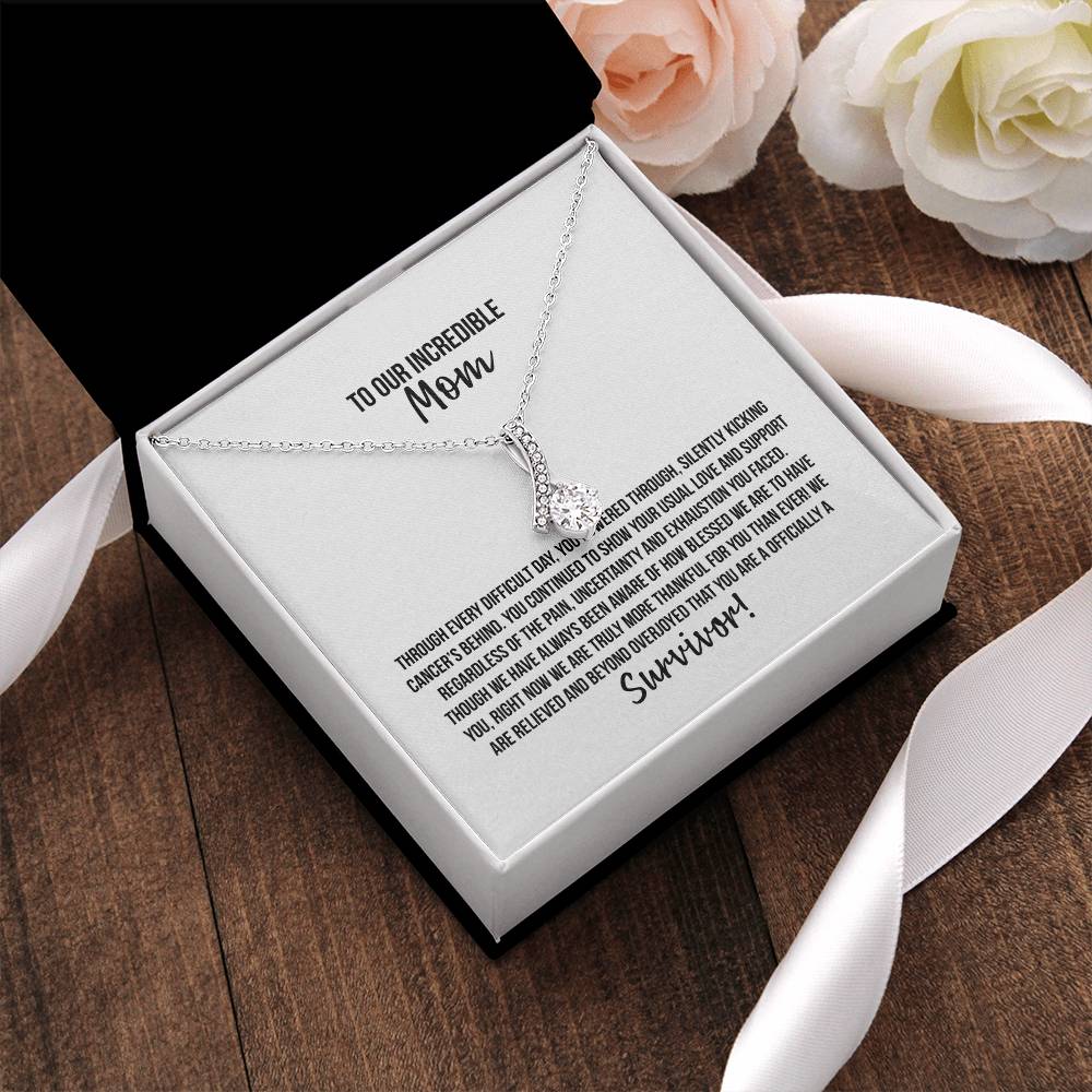 Mom Survivor Necklace From Us Alluring Beauty Necklace