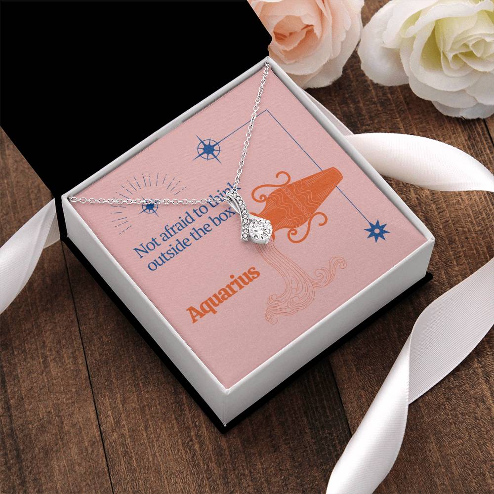 Aquarius Astrology Necklace Alluring Beauty Necklace