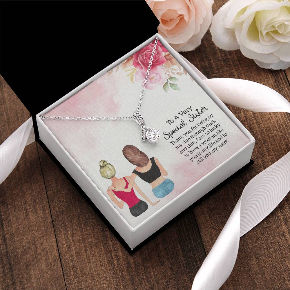 To A Very Special Sister - Alluring Beauty Necklace Alluring Beauty Necklace
