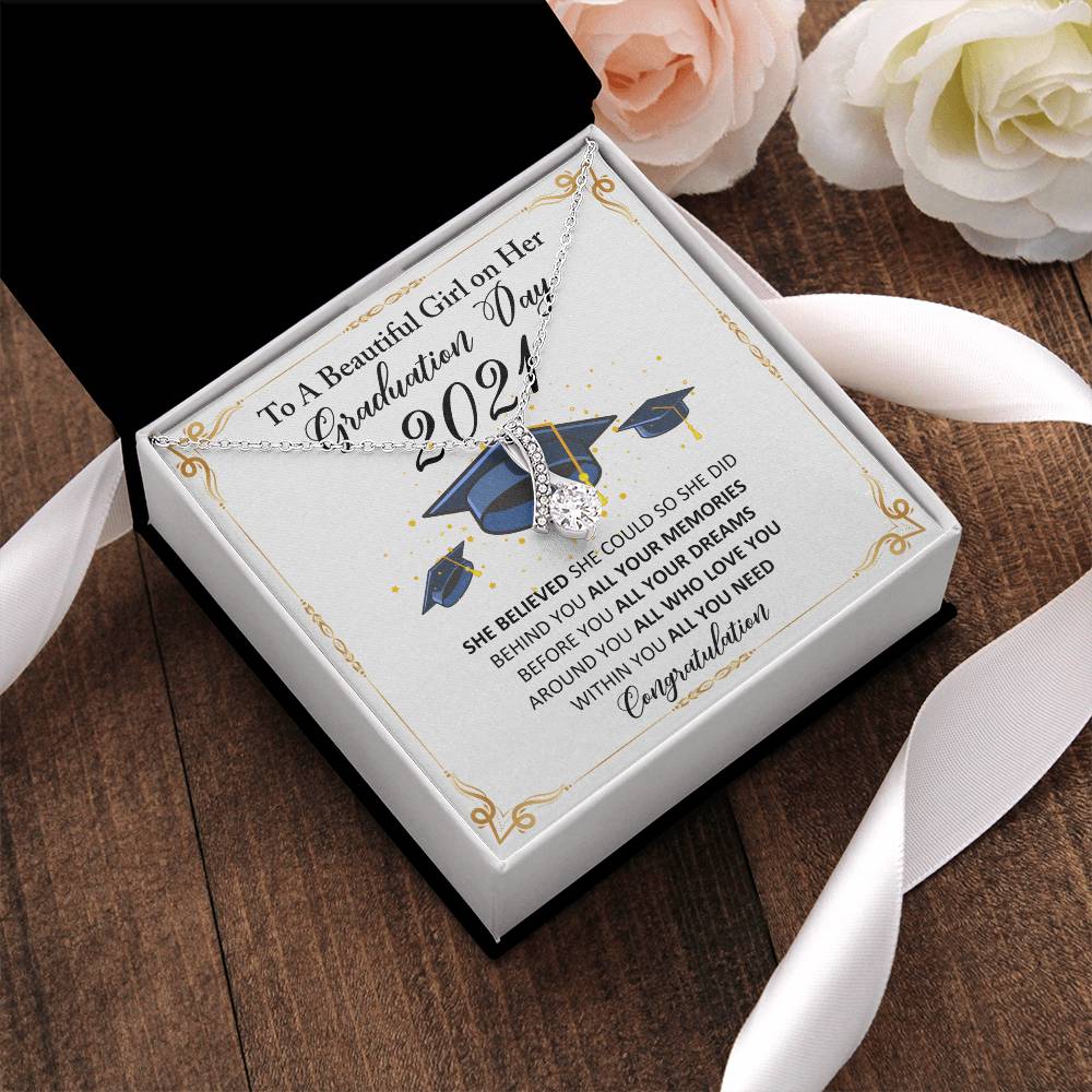 Selling Out! Graduation Necklace Alluring Beauty Necklace