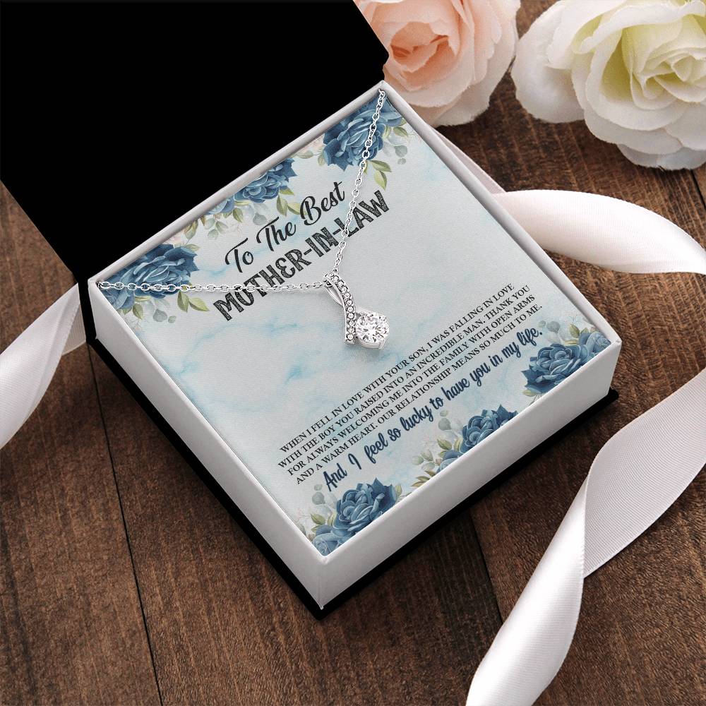 Alluring Beauty Necklace - For Mother In Law Alluring Beauty Necklace