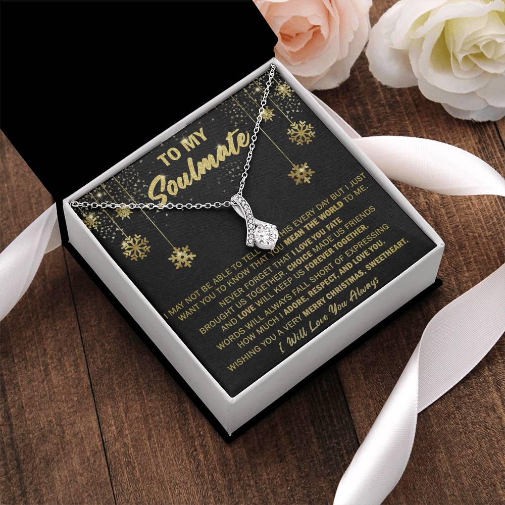 Gift For Your Soulmate Christmas - Respect - Alluring Alluring Beauty Necklace