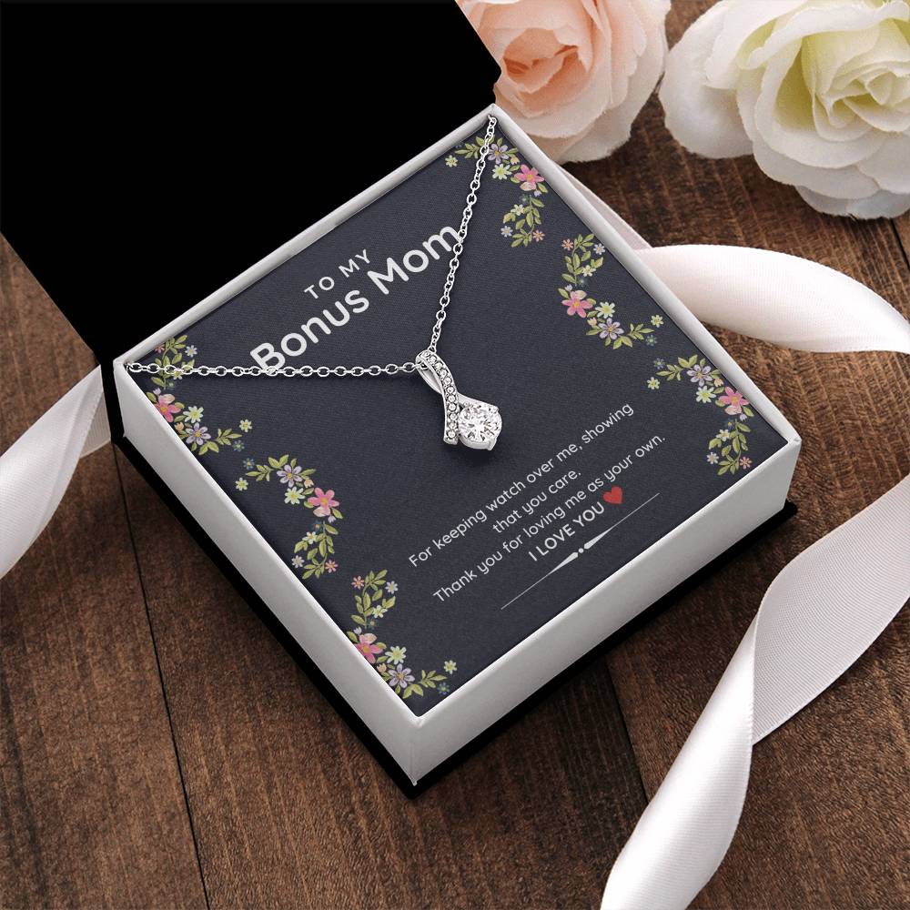 Bonus Mom Alluring Pendant Necklace Alluring Beauty Necklace