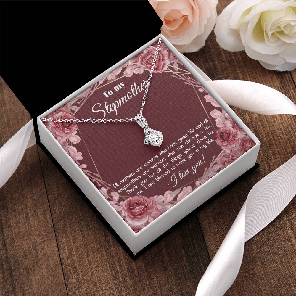 Stepmother Flowers Gift For Stepmom Alluring Beauty Necklace