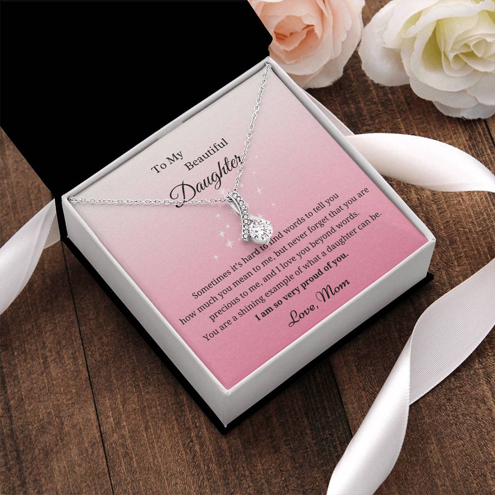 Best Seller - Proud Of You - Christmas Gift For Daughter - Necklace Alluring Beauty Necklace