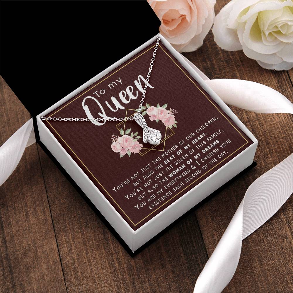 Christmas Gift To Wife - The Woman Of My Dreams Alluring Beauty Necklace