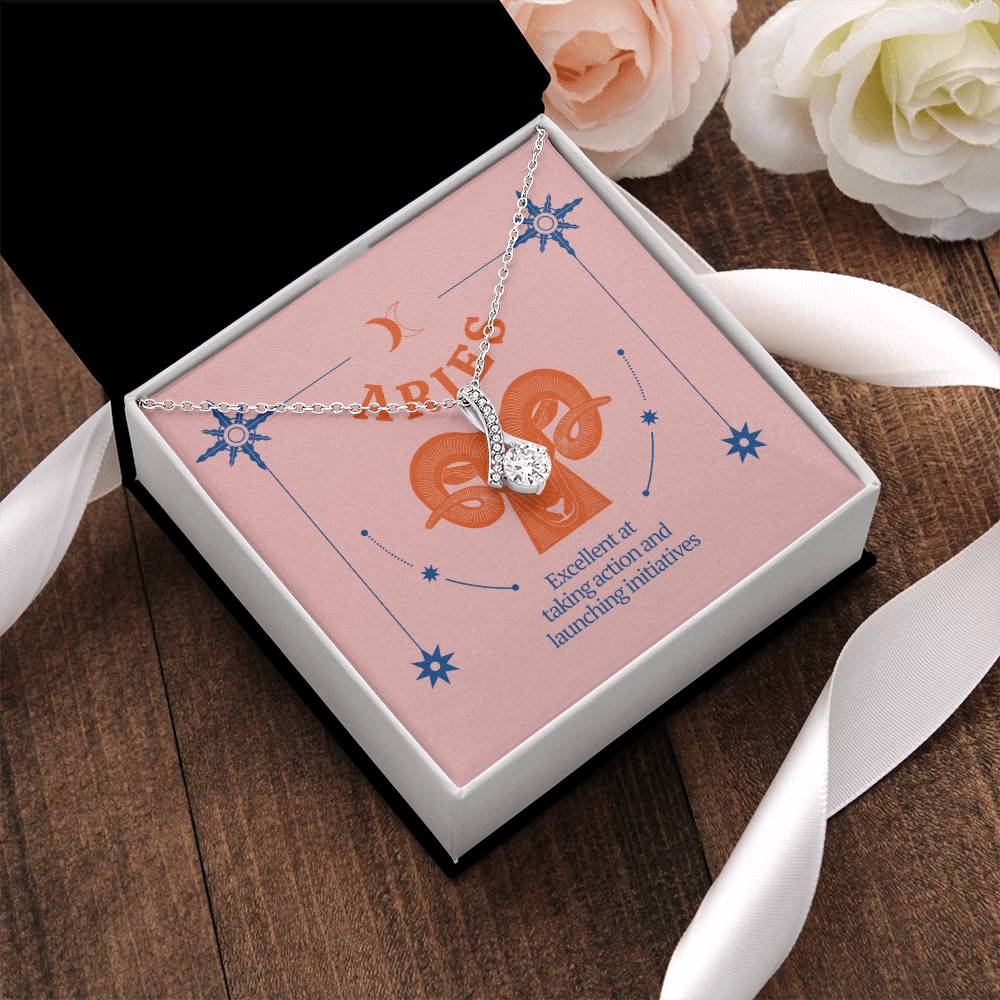 Aries Astrology Necklace Alluring Beauty Necklace